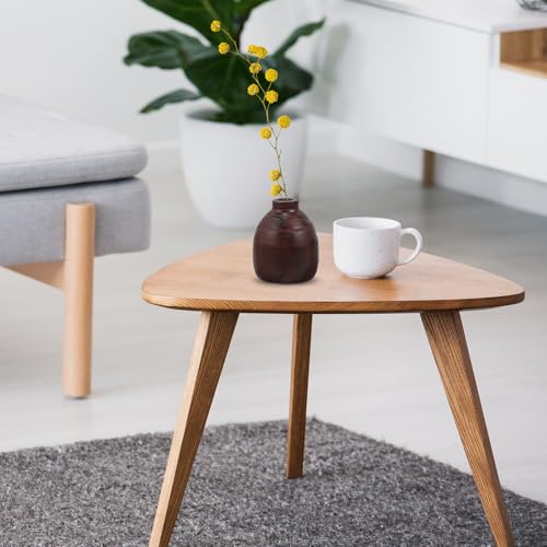 Jarrón de madera de lujo artesanal para decoración botánica selecta 7