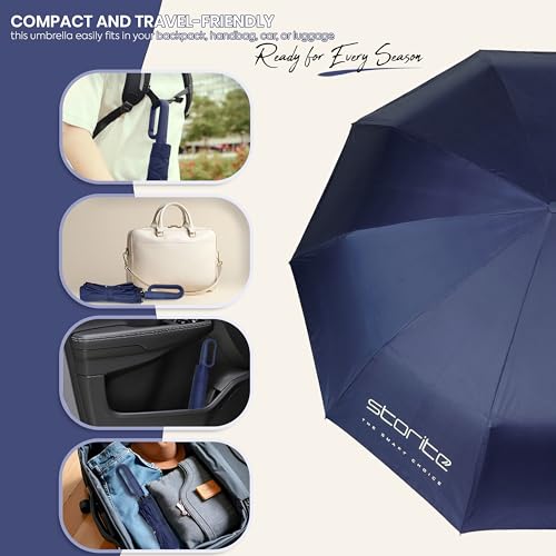 Image of Storite UV Travel Umbrella for Men & Women