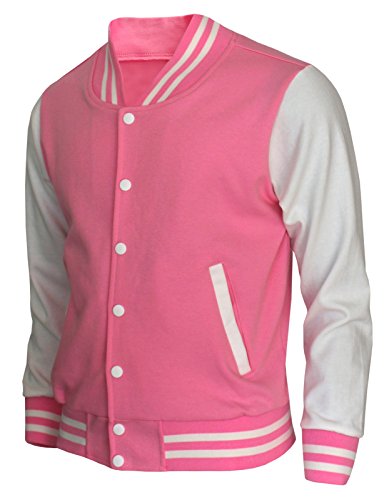 BCPOLO Baseball Jacket - Varsity Cotton Letterman Jacket in 8 Colors