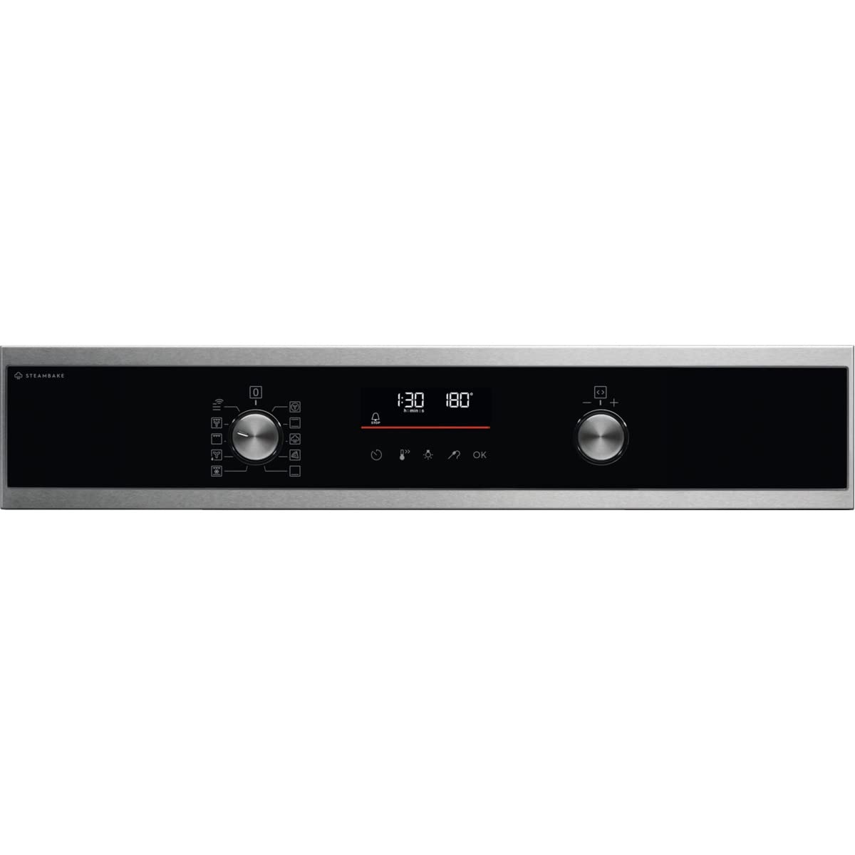 Electrolux EOD6P77X Horno Multifunción a vapor con Limpieza Pirolítica, 11 funciones, 45 programas automáticos, Cocción Uniforme multinivel, Sonda Térmica, Calentamiento Rápido, Display LED, Inox, A+