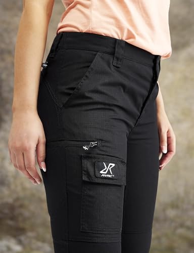 RevolutionRace Damen Nordwand Pants, Hose zum Wandern und für viele Outdoor-Aktivitäten, Jet Black, XXL