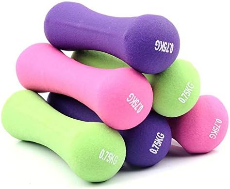 CHERRYSONG Dumbbell Weight Pair,Dumbbells Kit,Training Arm Muscle Fitness Dumbbell Anti-Impact Portable Travel Dumbbells,Set of 2