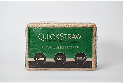 QuickStraw 7008171 2.3 pies cúbicos 500 pies cuadrados. Cubierta de semillas de pajita 44 natural