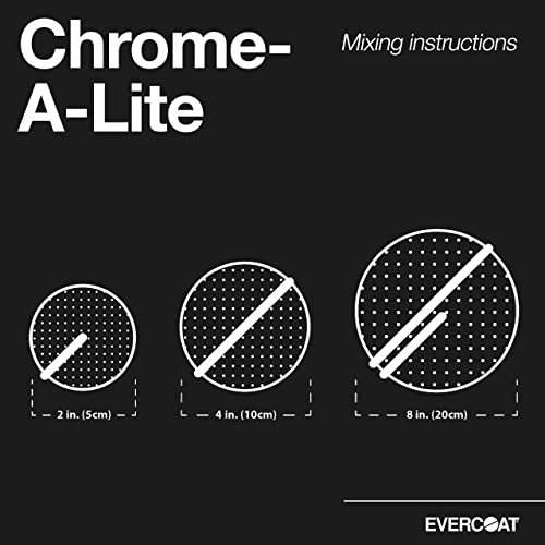 Evercoat Chrome-A-Lite Body Filler For Aluminum, Fiberglass, Galvanized Steel, And More - 128 Fl Oz #TOP4