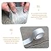 CHILDWEET 2pcs Butyl Tape Roof Leak Repair Tape Strong Sealant for Roof Patching and Pipe Sealing High Temperature Resistant Butyl Material for Industrial Maintenance
