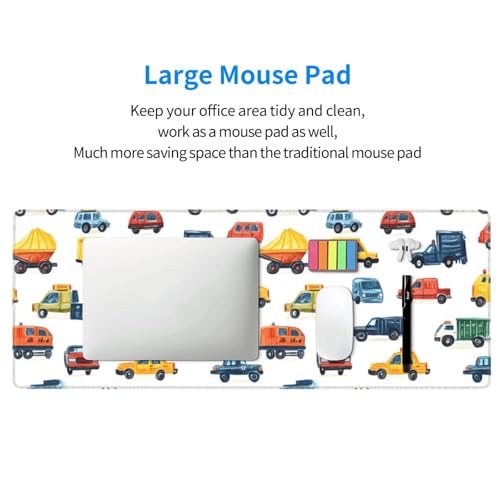 Tapis de souris pour clavier PC grand modèle résistant avec base en caoutchouc stable