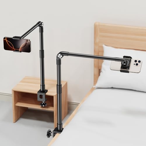 Support de téléphone elitehood en aluminium avec rotation 360 pour lit et bureau