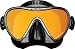 SCUBAPRO Synergy 2 TruFit Mirrored Single Lens Mask,Black/Silver/Mirror