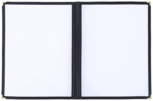 FLK Tech 10 Pack 4 View Restaurant Menu Covers/Fits 8 1/2" x 11"