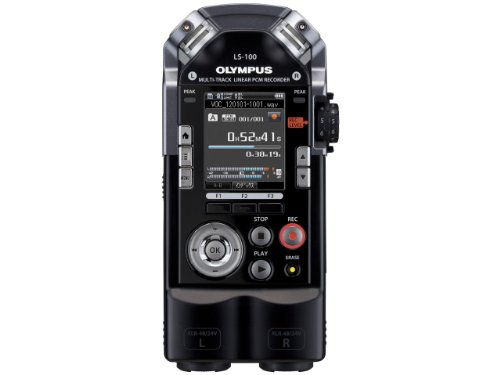 【中古】「非常に良い」OLYMPUS マルチトラックリニアPCMレコーダー LS-100 ブラック 4GB SDカードスロット 最大耐音圧140dBspl XLRコネクタ搭載 マルチトラック録音対応 LS 41XqAMAg7qL.jpg