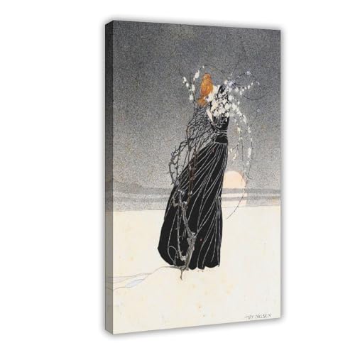 Impression sur toile The Story of A Mother Kay Nielsen cadre suspendu salon