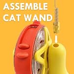 Interactive Cat Toy for Indoor Cats, Ferris Wheel Cat Treat Dispenser Teaser Wand & Suction Cup Base, w/Spoon, Puzzle Feeder Toy for Exercise, Mental Stimulation, Slow Feeding - Image 5