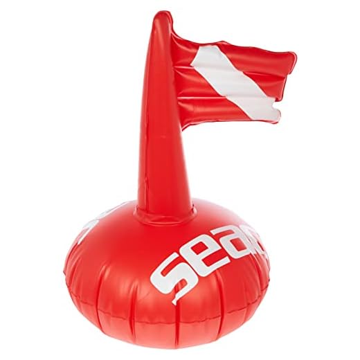 SEAC 0950013 Boya de Marcaje Y Flotación de Diseño Italiano, Unisex Adulto, Rojo, L