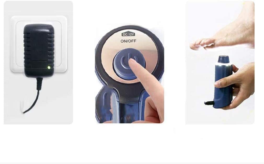 ARTSZY Smerigliatrice for Piedi, rimozione elettrica del callo del Piede, Lima elettrica for Il Piede - Rimozione Ricaricabile del callo e della Pelle Morta - Limatrice for Pedicure a Doppia velocità
