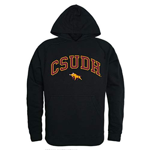 W Republic Apparel CSUDH California State University Dominguez Hills Toros Campus Hoodie Sweatshirt Black Large