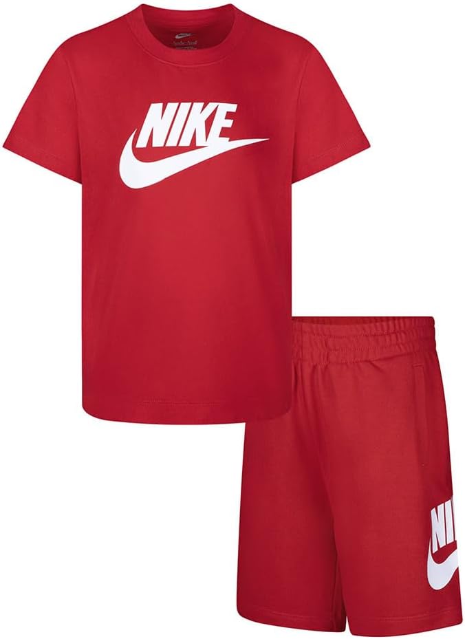 Kids Club T-Shirt and Shorts Set in Beige