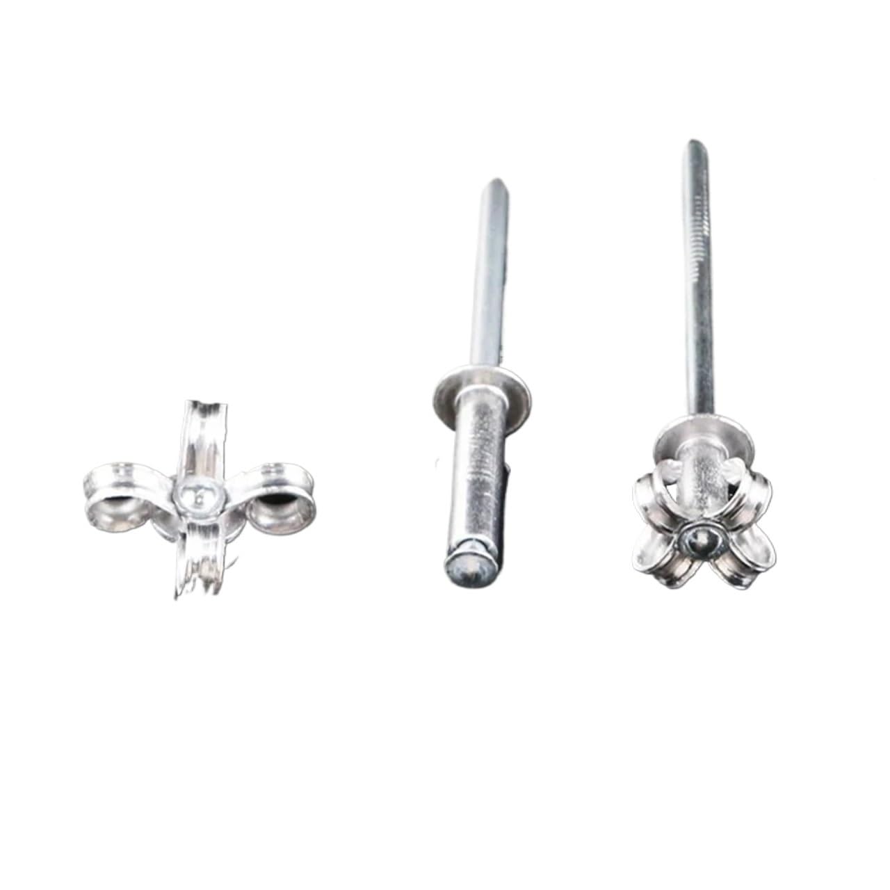 Blind Pop Rivet, 30/50pcs Aluminium Blind Rivets, for Cartons, Metal, Furniture, Marine Construction(5.0x30mm,50pcs)