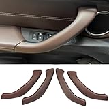 NEWNTSAME Car Door Handles Replace Cover for BMW X1 X2 E84 F48 F39 2009-2022 Interior Door Grab Handle Cover Auto Door Pull Handle Accessories (F48 F39 Mocha Brown)