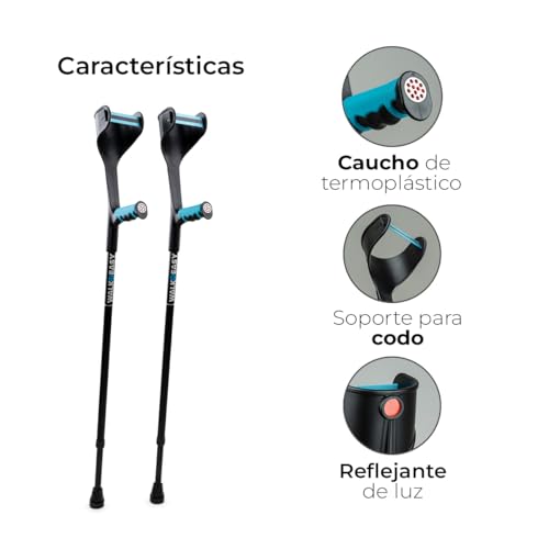 Encuentra reviews de Muletas ortopedia Top cinco. 2 Imagen adicional
