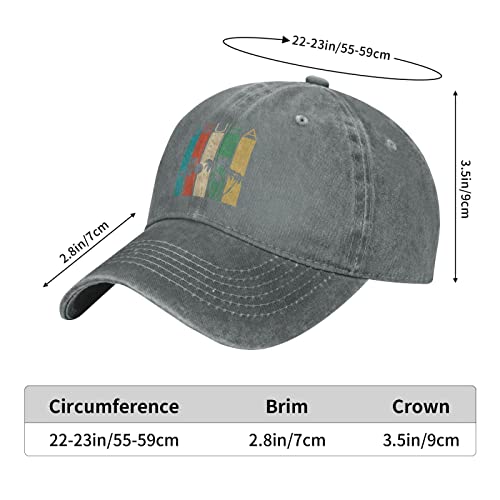 Aruba Souvenir Unisex Cowboy Hat Baseball Caps Adjustable Sports Golf Denim Casquette Cap Gray #TOP1