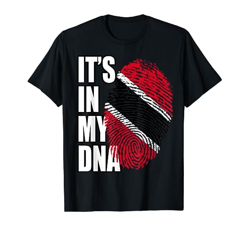 Bandera de ADN de Trinidad Tobago Heritage Camiseta