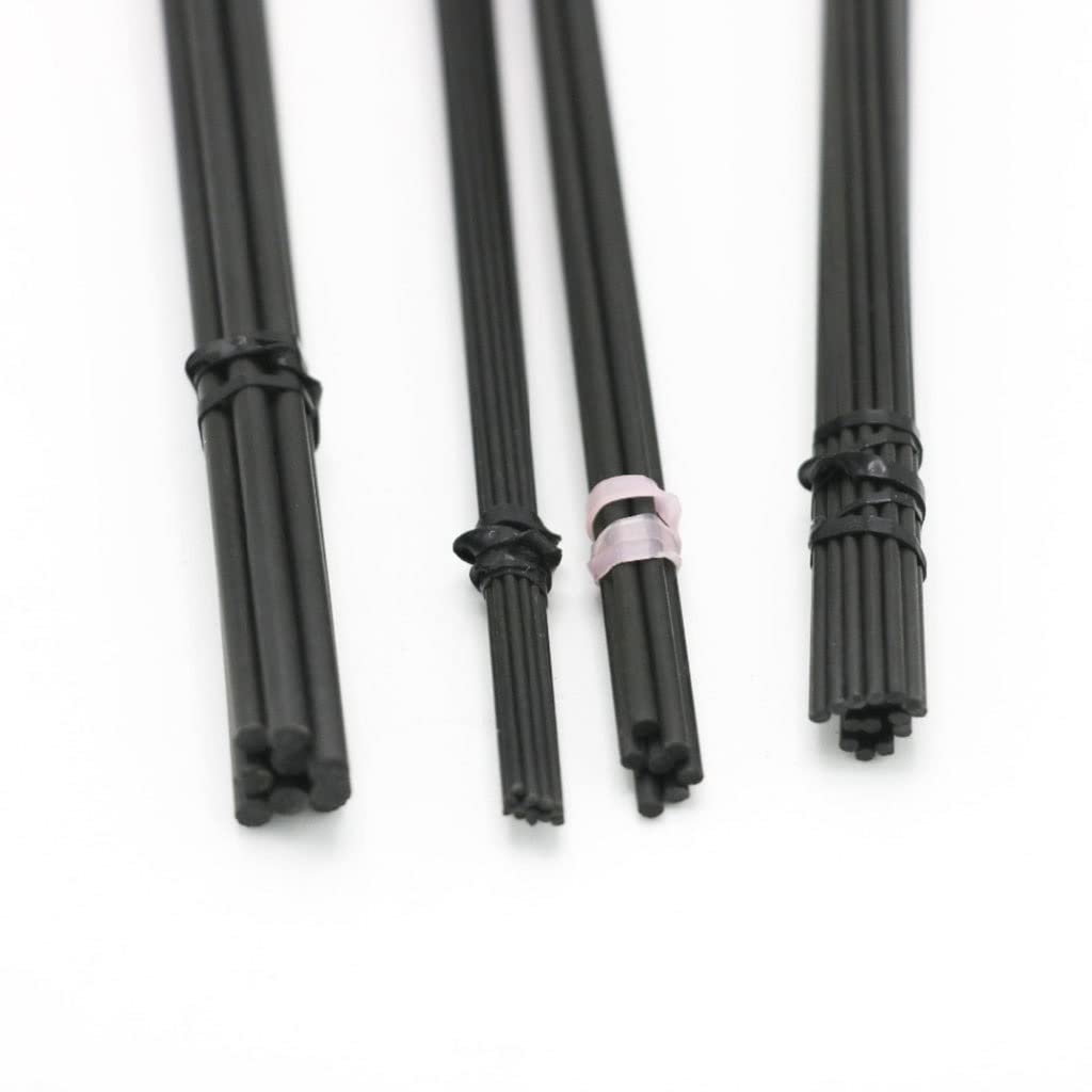Kit di aste in fibra di carbonio da 16 pezzi for tubo alare di aereo RC, braccio quadricottero, costruzioni fai-da-te(10 MM)