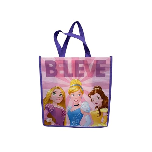 Legacy Licensing Partners Disney's Princesses Cinderella, Belle, and Rapunzel Collectable Large Reusable Tote Bag