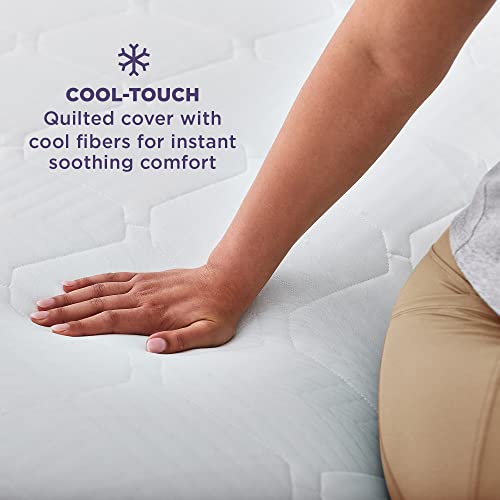 Arlo 12 Inch Cooling Firm Foam Mattress, King Size, Bed in a Box