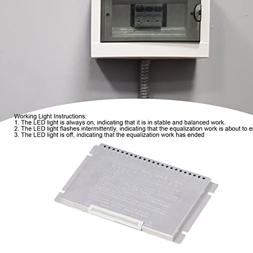 Ecualizador Activo para Baterías con Equilibrado Activo de Celdas, Corriente Máxima de 1,2 A para 2 a 24 Cadenas de Baterías LiFePO4, Carcasa de Aleación de Aluminio y Puertos de Entrada Doble miniatura 3