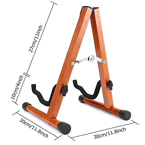 summina Support pour guitare en bois massif avec support amovible pour instruments à cordes en bois de bouleau pour… - Les Beatles, Paul McCartney, John Lennon, RIngo Starr, George Harrison summina Support pour guitare en bois massif avec support amovible pour instruments à cordes en bois de bouleau pour… – Image 8