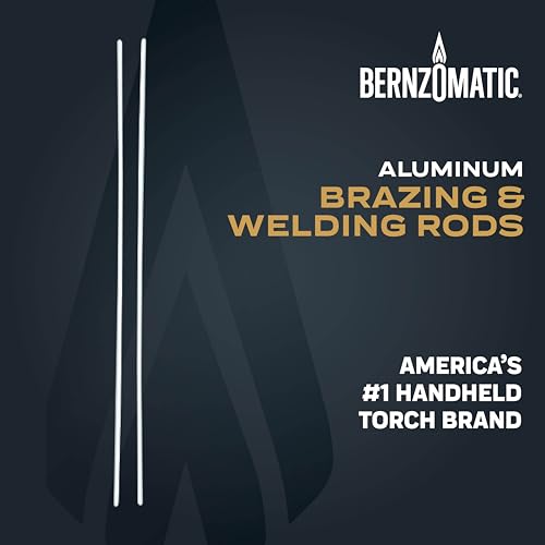 Bernzomatic AL3 Aluminum Brazing/Welding Rods with 12-Inch Rods of Working Temperature 720-750 Degrees, 2-Piece