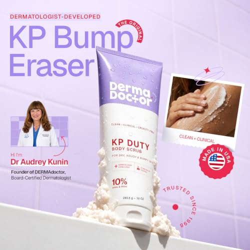 Image of DERMAdoctor KP Bump Eraser Body Scrub, 10% AHAs + PHAs, Keratosis Pilaris