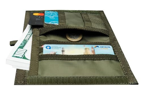 Chameleon Bifold Mens Nylon Wallet-Military Tactical Men Wallet- Canvas Thin Front Pocket Travel Bi-Fold Wallet-Best Nylon Travel Pouch2