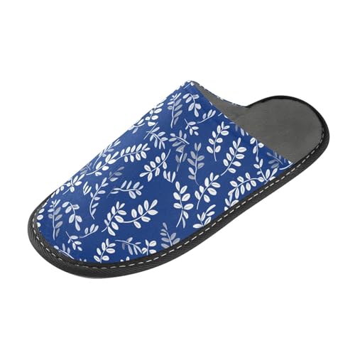 Slippers for Women Men Indoor Outdoor Memory Foam Slippers Fuzzy House Shoes for Winter Bedroom Travel