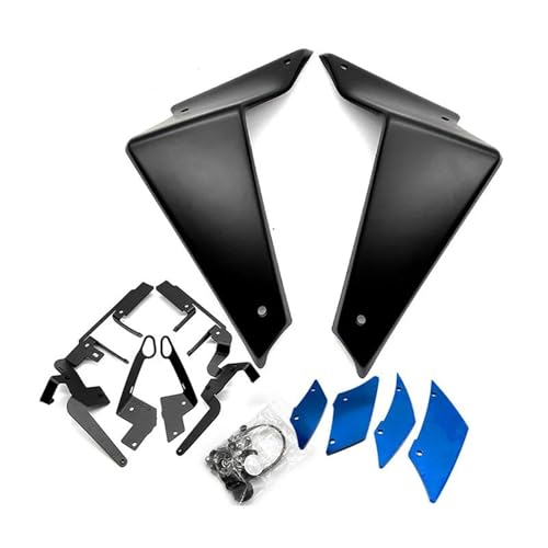 に適合するヤマハ MT-09 FZ-09 SP 2021 2022 2023用 オートバイスポーツダウンフォースネイキッドサイドスポイラーエアロダイナミックウィング フレームトリム(Type 6)