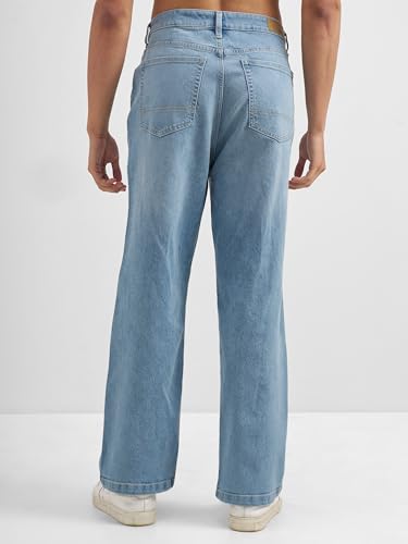 Image of Highlander Men's Straight Relaxed Fit Jeans | Stretchable | Everyday Comfort & Style| Jeans for Man|Premium Cotton Blend