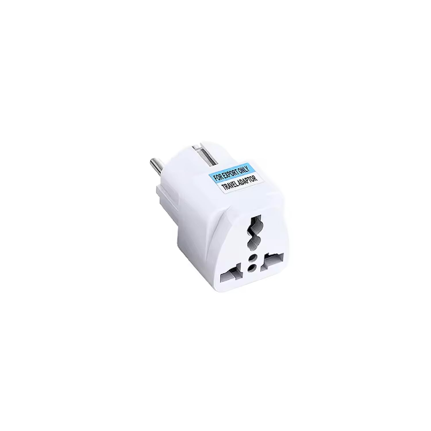 Adaptador de Enchufe Universal a Europa Tipo C/F, Compatible con UK, EE.UU., Australia y China, Adaptador de Viaje Compacto para España y UE, Blanco — view 6