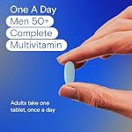 One A Day Multivitamin For Men 50 Plus-Daily Vitamins For Men With Vitamins A, B, C, D, E, Calcium, Selenium, Magnesium And Zinc To Support Immune, Bone, Heart And Eye Health, And Energy, 250 Tablets