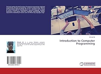 Introduction to Computer Programming : Ahmed Ali, Ahmed Ali: Amazon.in ...