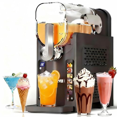 Garvee Slushie Machine for Home No Ice Needed, Frozen Drink Maker with LED Display & 6 Pre-Set...