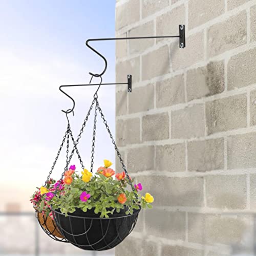 TrustBasket Angus Wall Bracket for Hanging Planter (Pack of 5) Wall Shelf Brackets Plant Hangers for Hanging Flower Pots for Indoor and Outdoor Plants