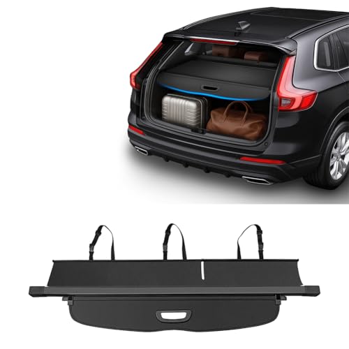 Vesul No Gap Cargo Cover Compatible with 2023-2026 Honda CRV Accessories, Retractable Trunk Cover Security Shade, Waterproof PVC Leather & Aluminum Alloy, Anti-Peeping Luggage Privacy Screen