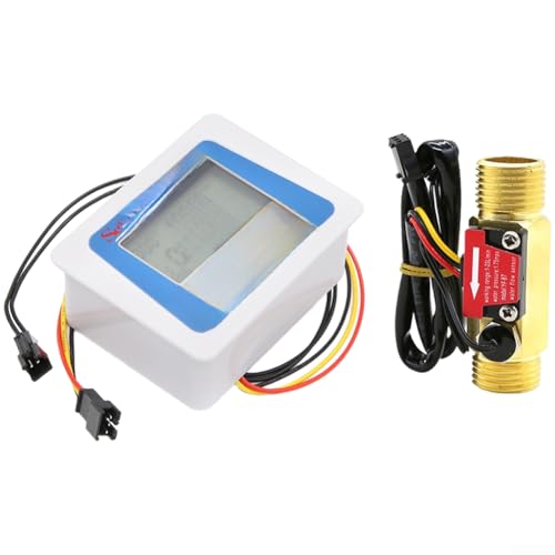 Medidor de flujo de agua digital para riego agrícola eficiente con sensor de pilas de 1-30L/min 2