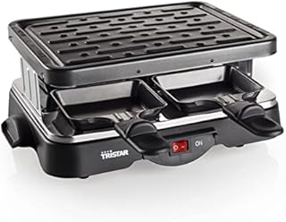 Tristar RA-2949 grill raclette dla maksymalnie 4 osób, 4 patelnie, 500 W, RA-2949