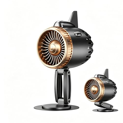 Ventilateur de table reproduction moteur avion orientable objet design