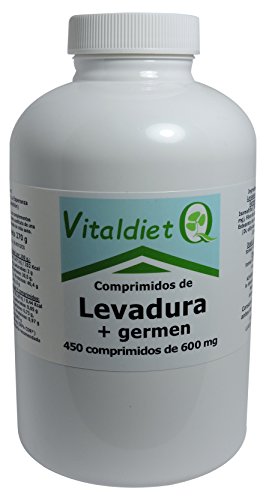 Vitaldiet Levadura + Germen - 450 Tabletas