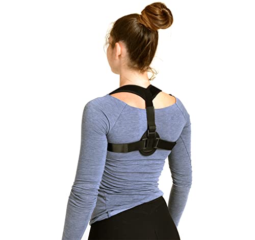 Sportherapy Orthèse Clavicule Universelle | Correcteur de Posture et Soutien Clavicule en Tissu Respirant | Dispositif Médical Certifié (S)