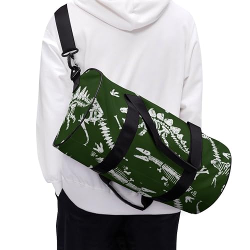 Sac de sport gym dinosaures verts compact pour vos affaires