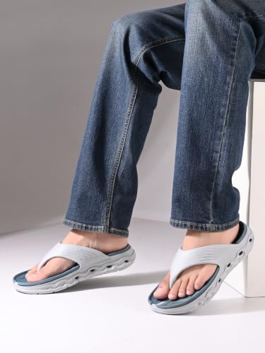 Image of DOCTOR HEALTH SUPER SOFT Men's Orthopedic Toe Ring Slippers | Lightweight EVA Flip Flops | Soft Cushioned Anti-Skid Comfort Sandals for Indoor, Outdoor & Everyday Wear