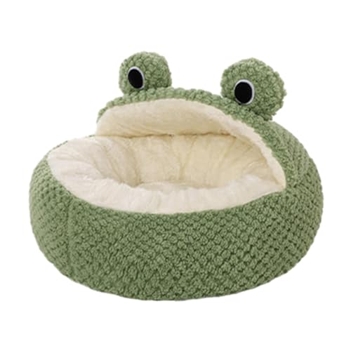 猫 ベッド ペットベッド 猫用ハウス カエルの形 かわいい 寝袋 キャットハウス 猫用 犬用 小型犬 ふわふわ もこもこ ぐっすり眠る ペット クッション ペットソファ 寒さ対策 ペットベッド 寝床 通年タイプ 冬 休憩所 ペット用品, MスタイルA